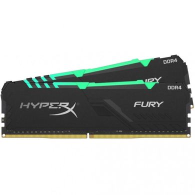 Оперативная память HyperX 64 GB (2x32GB) DDR4 3200 MHz Fury RGB (HX432C16FB3AK2/64) фото