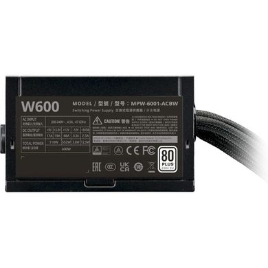 Блок питания Cooler Master ELITE NEX WHITE W600 230V (MPW-6001-ACBW-B) фото