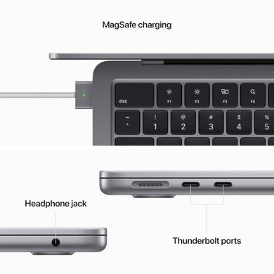Ноутбук Apple MacBook Air 13,6" M2 Space Gray 2022 (Z15T00059) фото