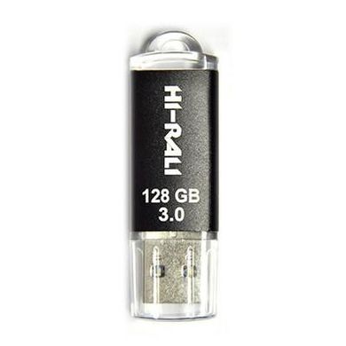 Flash память Hi-Rali 128 GB Rocket Series USB 3.0 Black (HI-128GBVC3BK) фото
