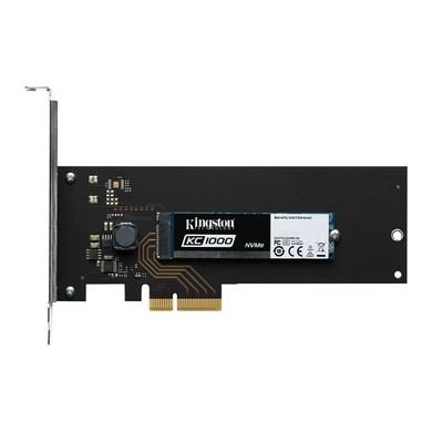 SSD накопичувач Kingston KC1000 480 GB M.2 + HHHL Adapter (SKC1000H/480G) фото