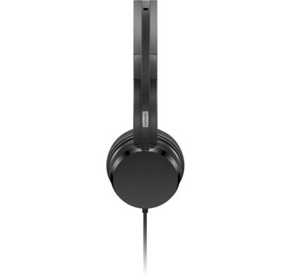 Наушники Lenovo USB-A Wired Stereo On-Ear Black (4XD1K18260) фото