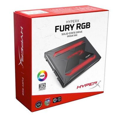 SSD накопичувач Kingston HyperX Fury RGB SSD Bundle 240 GB (SHFR200B/240G) фото