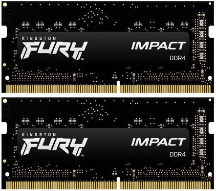 Оперативна пам'ять Kingston FURY 32 GB SO-DIMM DDR4 2666 MHz Impact (KF426S16IB/32) фото
