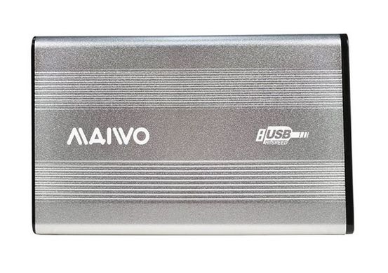 Кишеня для диска Maiwo K2501A-U2S silver фото