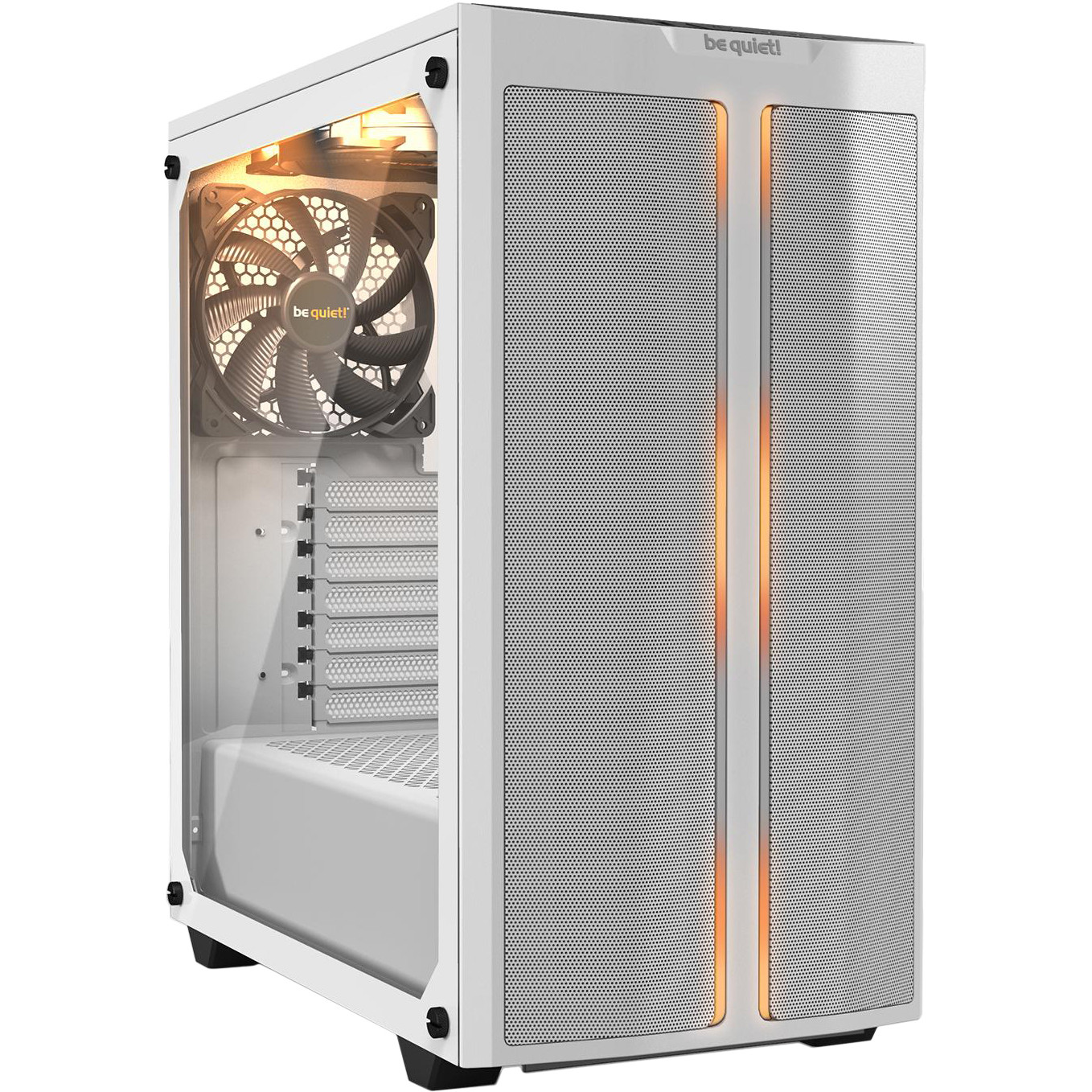  be quiet! Pure Base 500 FX ATX Midi Tower PC case, ARGB, 4  Pre-Installed Light Wings PWM Fans, Tempered Glass Window, Black