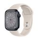 Apple Watch Series 8 GPS 45mm Midnight Aluminium with Starlight Sport Band M/L (MNP83)