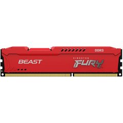 Оперативная память Kingston FURY 8 GB DDR3 1600 MHz Beast Red (KF316C10BR/8) фото