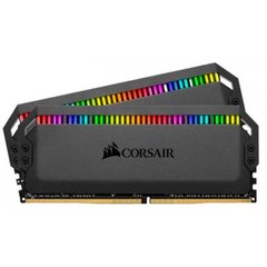 Оперативна пам'ять Corsair Dominator Platinum RGB DDR4 32GB (2x16GB) 3600MHz CMT32GX4M2D3600C18W фото