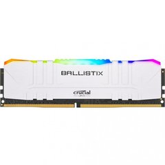 Оперативна пам'ять Crucial 16 GB DDR4 3200 MHz Ballistix White RGB (BL16G32C16U4WL) фото