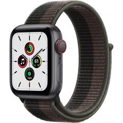 Смарт-часы Apple Watch SE GPS + Cellular 40mm S. Gray Aluminum Case w. Tornado/Gray S. Loop (MKR33+MKQR3) фото