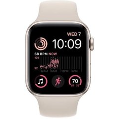 Смарт-часы Apple Watch SE 2 LTE 40mm Starlight Aluminum Case w. Starlight Sport B. S/M (MNTK3) фото