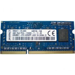 Оперативна пам'ять Kingston 4 GB SO-DIMM DDR3 1600 MHz (KNWMX1-HYA) фото