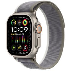 Смарт-часы Apple Watch Ultra 2 GPS + Cellular 49mm Titanium Case with Green/Gray Trail Loop - S/M (MRF33) фото