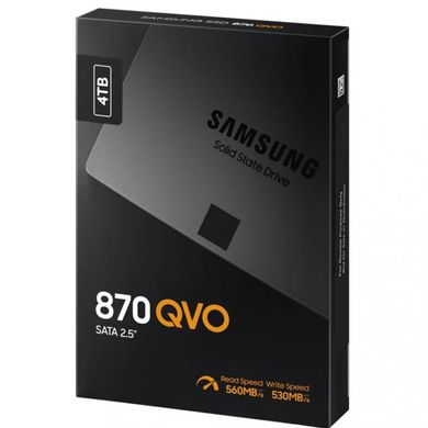 SSD накопичувач Samsung 870 QVO 4 TB (MZ-77Q4T0BW) фото