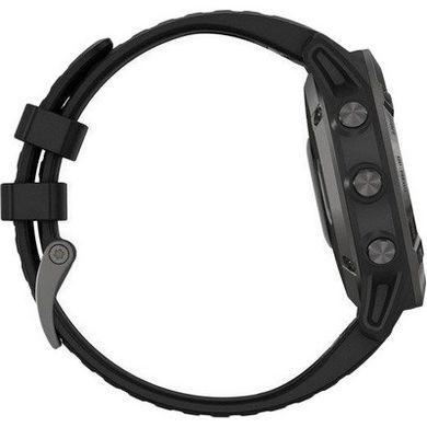 Смарт-часы Garmin Fenix 6 Sapphire Carbon Grey DLC with Black Band (010-02158-10/11) 010-02158-11 фото