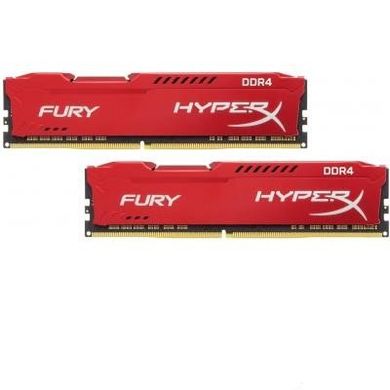 Оперативна пам'ять 32 GB (2x16GB) DDR4 2666 MHz HyperX Fury Red (HX426C16FRK2/32) фото