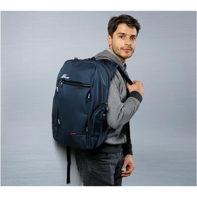 Сумка та рюкзак для ноутбуків Frime Voyager / Navy Blue фото