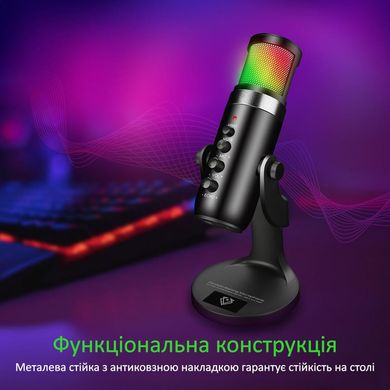 Мікрофон Vertux Crusader USB Black фото