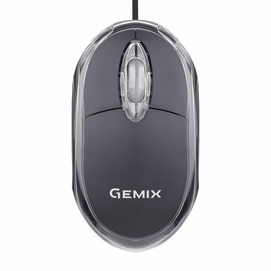 Миша комп'ютерна Gemix GM105 USB Black (GM105BK) фото