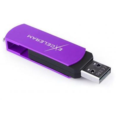 Flash память Exceleram 32 GB P2 Black/Grape (EXP2U2GPB32) фото