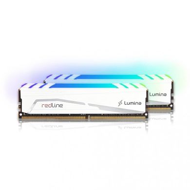 Оперативная память Mushkin 32 GB (2x16GB) DDR5 6400 MHz Redline Lumina RGB White (MLB5C640A77P16GX2) фото
