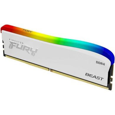 Оперативна пам'ять Kingston FURY 16 GB DDR4 3200 MHz Beast RGB Special Edition White (KF432C16BWA/16) фото