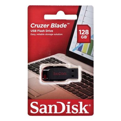 Flash пам'ять SanDisk 128 GB Cruzer Blade (SDCZ50-128G-B35) фото