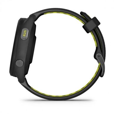 Смарт-часы Garmin Forerunner 265S Black Bezel and Case with Black/Amp Yellow Silicone Band (010-02810-53) фото