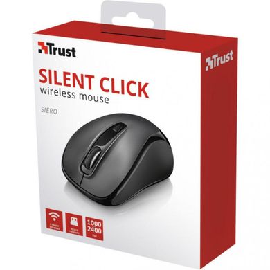 Мышь компьютерная Trust Siero Silent Click Wireless Mouse (23266) фото