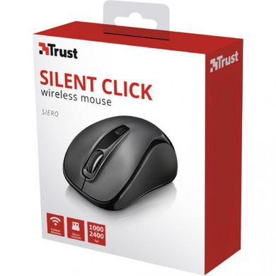 Миша комп'ютерна Trust Siero Silent Click Wireless Mouse (23266) фото