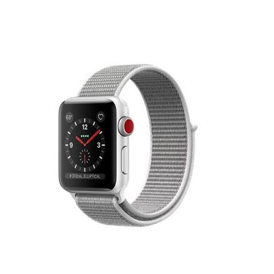 Смарт-годинник Apple Watch Series 3 GPS + Cellular 38mm Silver Aluminum w. Seashell Sport L. (MQJR2) фото