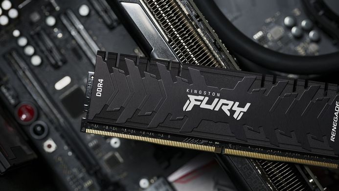 Оперативна пам'ять Kingston FURY Renegade 16GB [2x8GB 3200MHz DDR4 CL16 DIMM] ((KF432C16RBK2/16)) фото