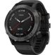 Garmin Fenix 6 Sapphire Carbon Grey DLC with Black Band (010-02158-10/11) 010-02158-11