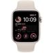 Apple Watch SE 2 LTE 40mm Starlight Aluminum Case w. Starlight Sport B. S/M (MNTK3)