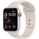 Apple Watch SE 2 LTE 40mm Starlight Aluminum Case w. Starlight Sport B. S/M (MNTK3)