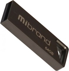 Flash пам'ять Mibrand 64GB Stingray USB 2.0 Grey (MI2.0/ST64U5G) фото