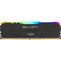 Оперативна пам'ять Crucial 16 GB DDR4 3600 MHz Ballistix Black RGB (BL16G36C16U4BL) фото