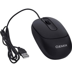 Миша комп'ютерна Gemix GM145 USB Black (GM145BK) фото