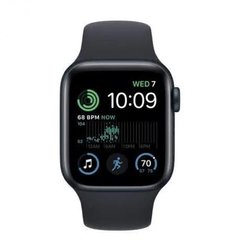 Смарт-годинник Apple Watch SE 2 GPS 44mm Midnight Aluminum Case w. Midnight S. Band M/L (MNTG3) фото