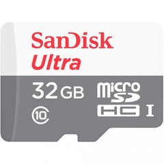 Карта памяти SanDisk 32 GB microSDHC UHS-I Ultra SDSQUNR-032G-GN3MN