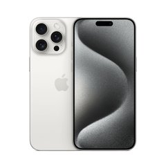 Смартфон Apple iPhone 15 Pro Max 1TB Dual SIM White Titanium (MU2Y3) фото