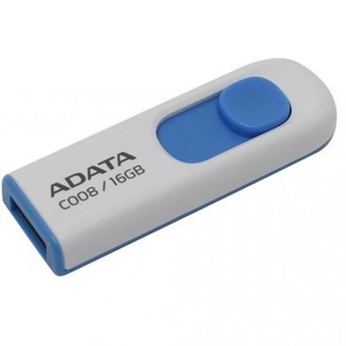 Flash пам'ять ADATA 16 GB C008 White (AC008-16G-RWE) фото