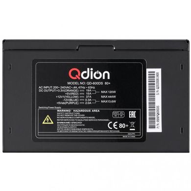 Блок питания Qdion QD-600DS фото