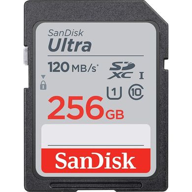 Карта пам'яті SanDisk 256 GB SDXC UHS-I Ultra SDSDUN4-256G-GN6IN фото