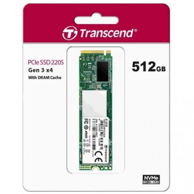 SSD накопичувач Transcend NVMe SSD 220S 512 GB (TS512GMTE220S) фото