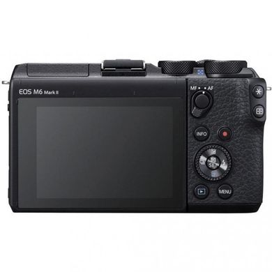 Фотоапарат Canon EOS M6 Mark II kit (15-45mm) Black (3611C012) фото