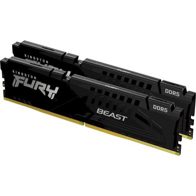 Оперативная память Kingston FURY 64 GB (2x32GB) DDR5 6400 MHz Beast EXPO (KF564C32BBEK2-64) фото