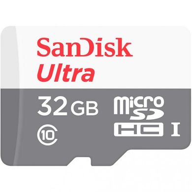 Карта пам'яті SanDisk 32 GB microSDHC UHS-I Ultra SDSQUNR-032G-GN3MN фото