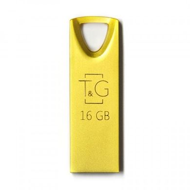 Flash пам'ять T&G 16GB 117 Metal Series Gold (TG117GD-16G3) фото